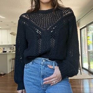 🔥3/$20🔥 MANGO crochet sweater